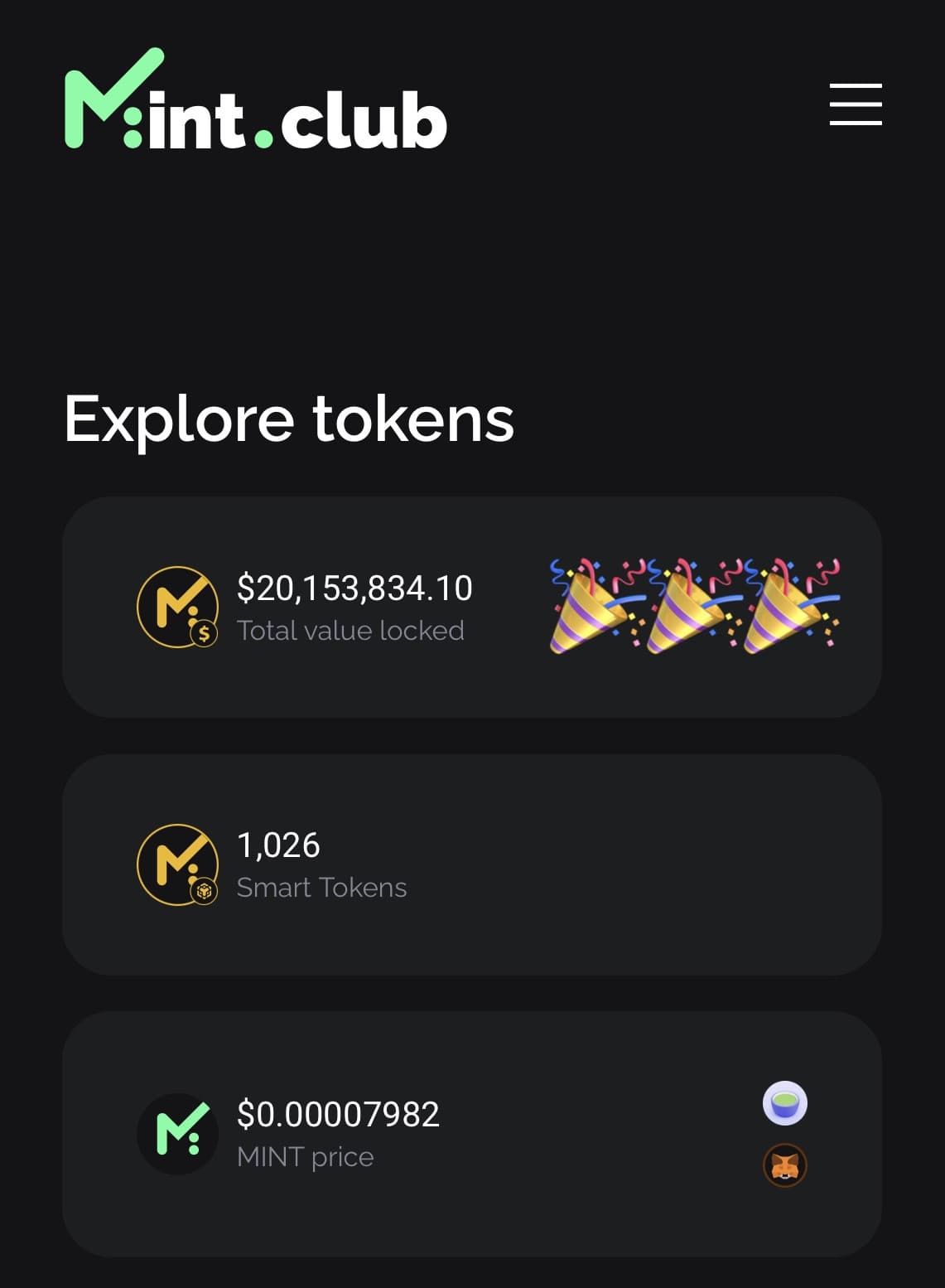 Mint Club V1 screenshot 3