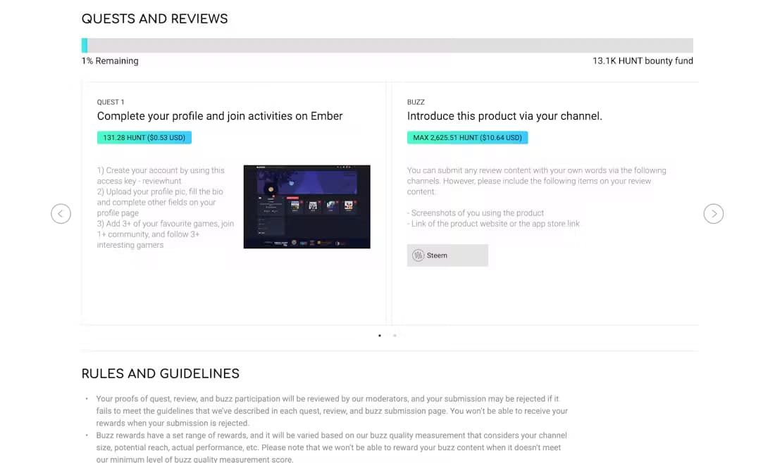 Reviewhunt screenshot 4